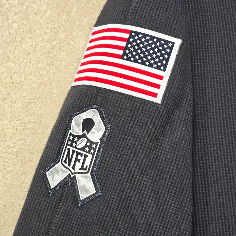Nike Gray Thermal Salute To Service Washington Commanders NFL Mens L Staff Worn